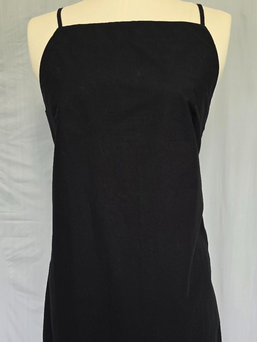 J.Crew NWT High-Squareneck Mini Dress Cotton Poplin Eyelet Cutwork Black 8 CV648